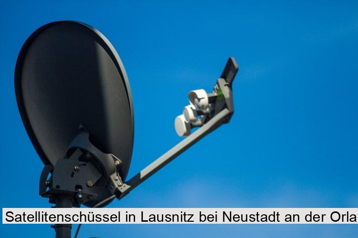 Satellitenschüssel in Lausnitz bei Neustadt an der Orla